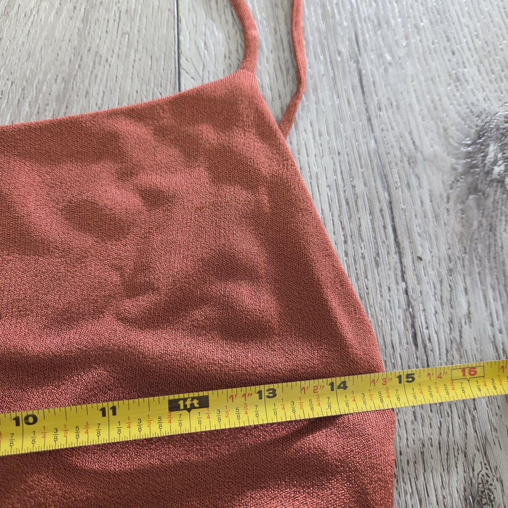 Cult Gaia Natalia Dress - Burnt Orange with Fringe - Picture 11 of 13